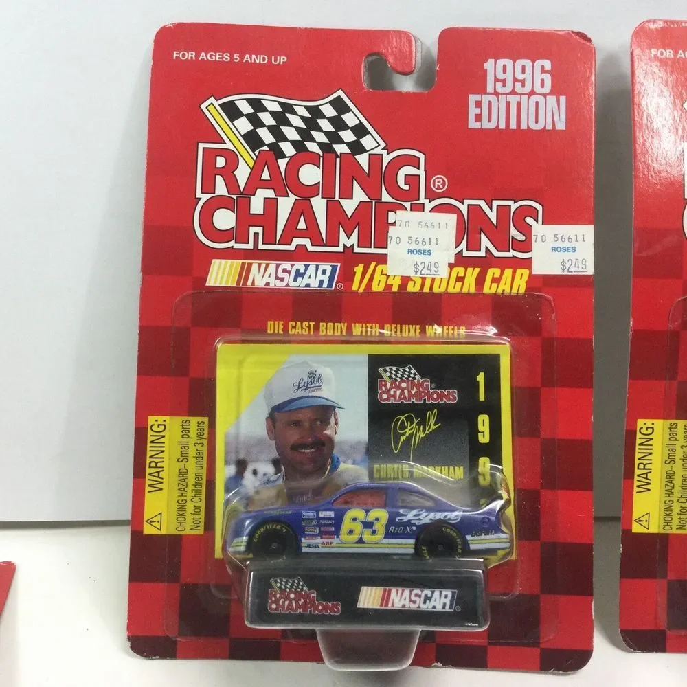 1996 Racing Champions 1/64 Stock Car‎ #47 #7 #63 #99 Fuller Reeves Markham Allen